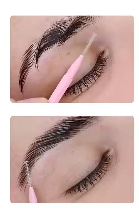 Mini Eyebrow Brush – Perfect for Precision &amp; Styling - Black - 1-pack