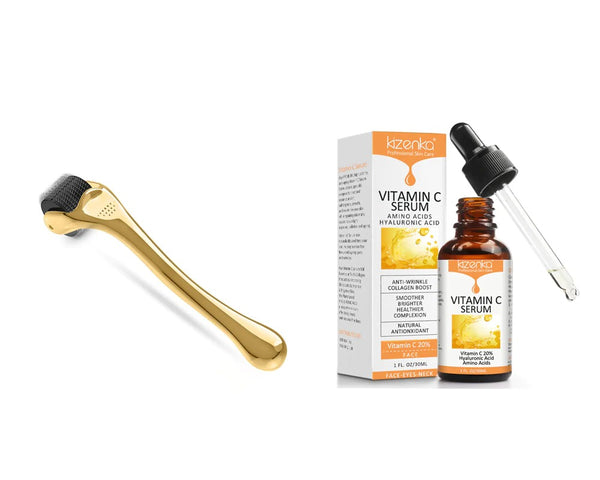 Premium dermaroller + Neutriherbs Vitamin C serum