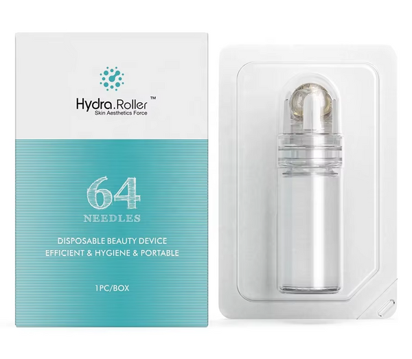 Hydraroller with 64 needles - For an intensive and effective skincare treatment at home