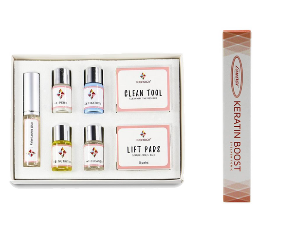 Lash lift kit + keratin boost package